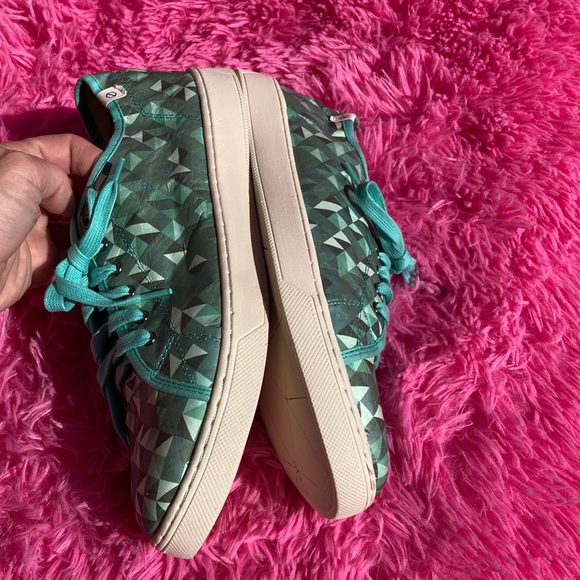 The UT.Lab lightweight Tyvek Franklin sneakers in green size 10.5 - Picture 6 of 9